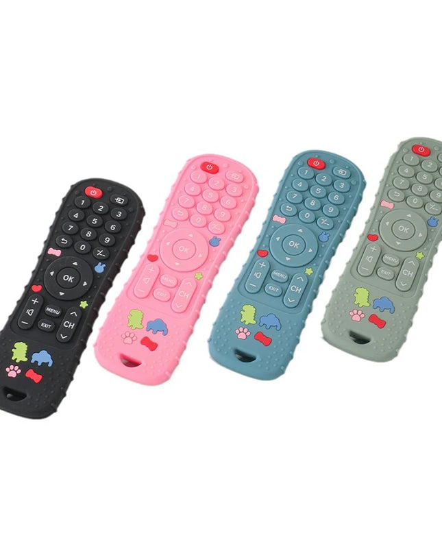 Teether remote control children's silicone toys Montessori philosophy sensory boys girls gift