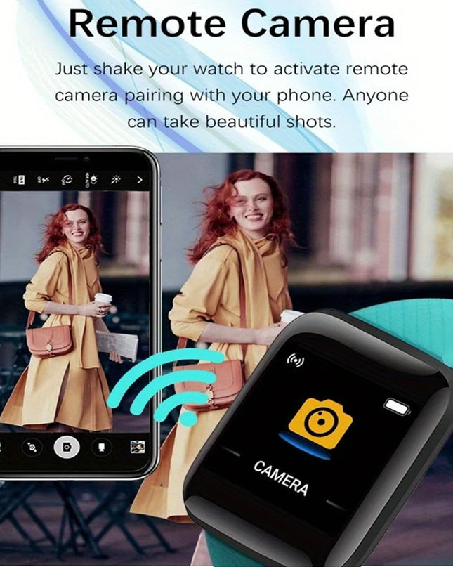 Smartwatch Men Women Wristwatches Smart Watch Message Fitness Monitor Bracelet Birthday Gift Electronic Clock For Android IOS