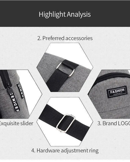 Men's Waterproof Large Capacity Fanny Pack, Adjustable Strap For Outdoor Activities, Travel Running, Hiking, And Cycling