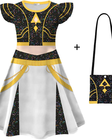 Kids K-Pop Demon Hunters Zoey Rumi Mira Costume Fancy Dress Cosplay Huntrix Idol Movie Cosplay for Girls Kids Halloween Carnival