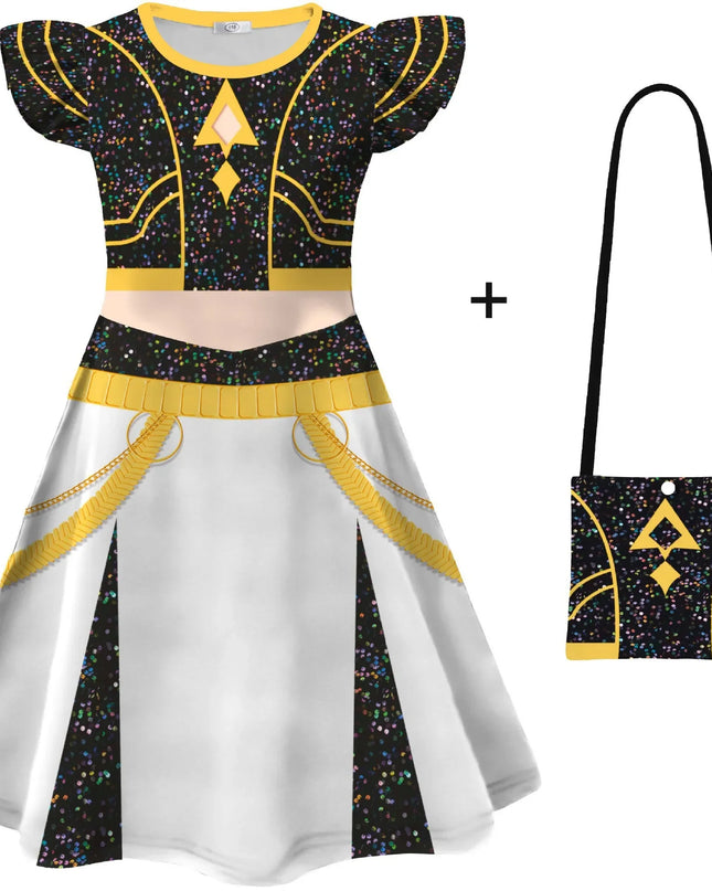 Kids K-Pop Demon Hunters Zoey Rumi Mira Costume Fancy Dress Cosplay Huntrix Idol Movie Cosplay for Girls Kids Halloween Carnival