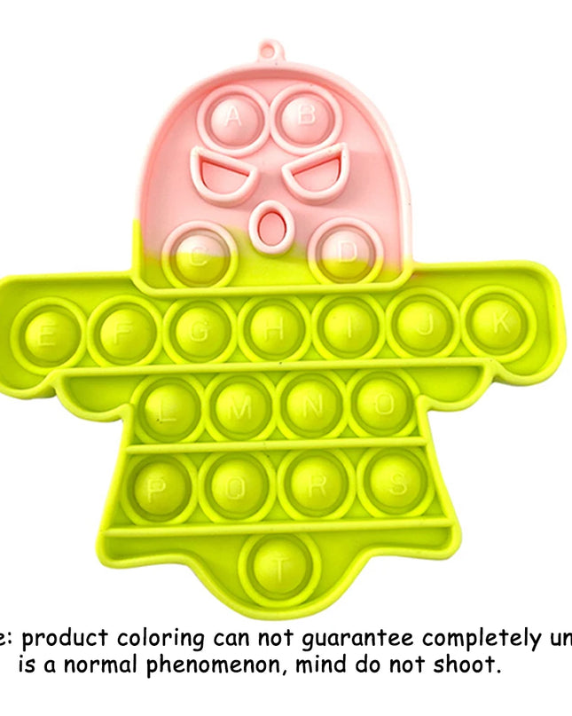 Push Pop Bubble Fidget Sensory Toy Stress Relief Toys Pack for Kids Adults Rainbow Anti-Anxiety Tools Office Stress Relief Toys