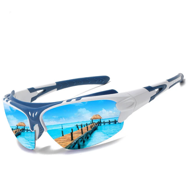 Men Women Sports Sunglasses Goggles Cycling Glasses Outdoor Sports Sunglasses Motorcycle Running Fishing Polarized Sunglasses