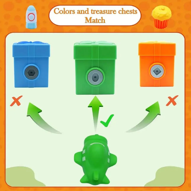 Toddler Learning Toys Montessori Train Set with Farm Animals Counting Sorting Toys Fine Motor Finger Puppets Games For Gifts