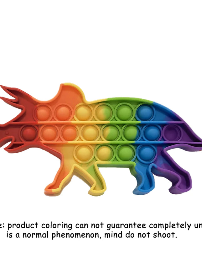 Push Pop Bubble Fidget Sensory Toy Stress Relief Toys Pack for Kids Adults Rainbow Anti-Anxiety Tools Office Stress Relief Toys