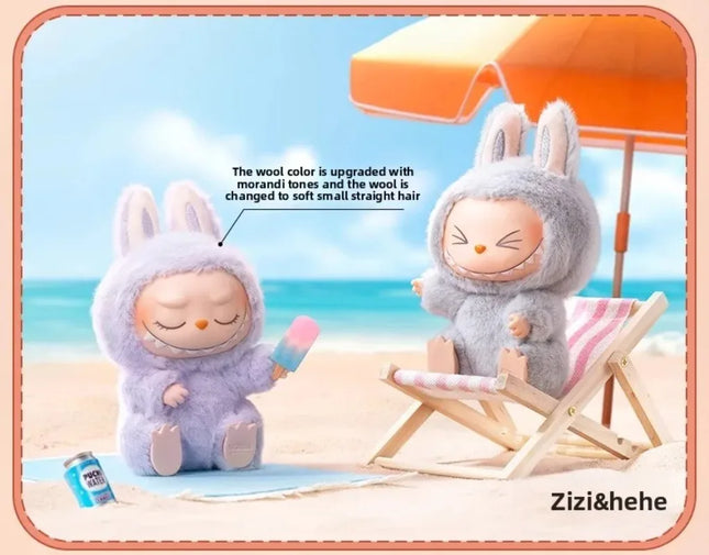 Genuine THE MONSTERS LABUBU Sitting Party Series Vinyl Plush Blind Box Figurine Surprise Hanging Birthday Gift From POP Mart