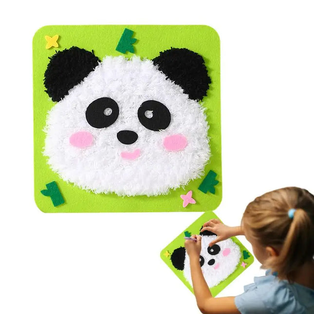 Learn to Sew Toys Cartoon Animals Handmade Dolls Crafting Set Sew Your Own Products Sewing Kits for Kids Learning Education Toys