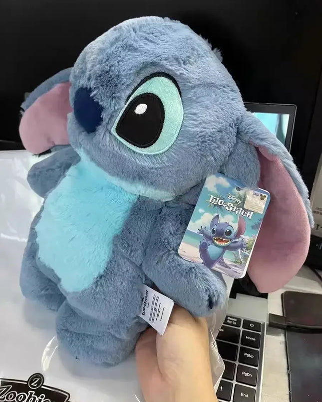 Stitch Angel Lotso peluche a mano bottiglia calda bottiglie di acqua calda inverno portatile borsa a mano calda