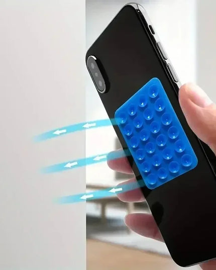 Phone Silicone Suction Cup Holder Multifunctional Suction Cup Wall Stand Square Anti-Slip Single-Sided Case Mount Back Sticker