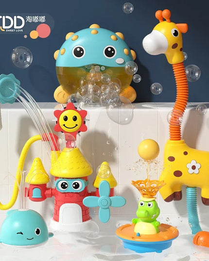 Baby Children's bath toys Water play toys Boys Girls bathing fun Electric water play artifact  Fun shower toy