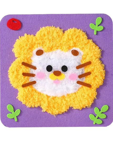 Learn to Sew Toys Cartoon Animals Handmade Dolls Crafting Set Sew Your Own Products Sewing Kits for Kids Learning Education Toys