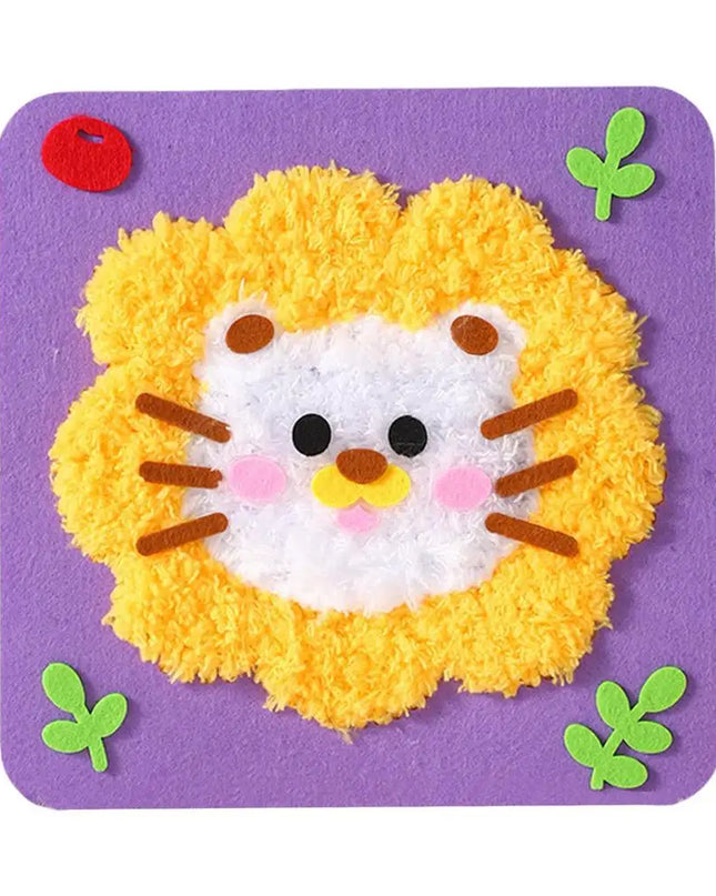 Learn to Sew Toys Cartoon Animals Handmade Dolls Crafting Set Sew Your Own Products Sewing Kits for Kids Learning Education Toys