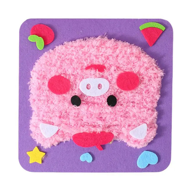 Learn to Sew Toys Cartoon Animals Handmade Dolls Crafting Set Sew Your Own Products Sewing Kits for Kids Learning Education Toys