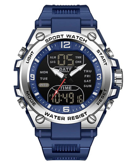 Fashionable and trendy men's sports and leisure watches, multifunctional electronic watches for teenagers and students