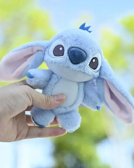 Cartoon Stitch Plush Keychain Soft Toy Cute Stuffed Animal Pendant Gift for Girls  Angel Doll Bag Charm Kids Birthday Present