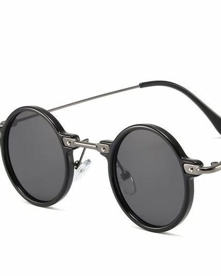 Round Sunglasses For Men Women Retro  Steampunk Sun Glasses Male Female Brand Designer Metal Frame Eyewear Shades Oculos De Sol