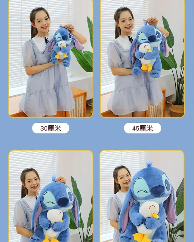 30/45cm  Stitch Plush Toy - Cute Lilo & Stitch Doll,Kawaii Donald Duck Stuffed Animal,Soft Birthday Gift for Kids Children