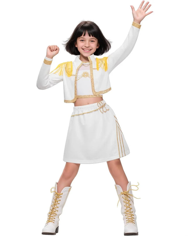 New Kids K-pop Demon Hunters Cosplay Mira Rumi Zoey Costume Girls Uniform Halloween Party 3D Printed Disguise Party Costumes