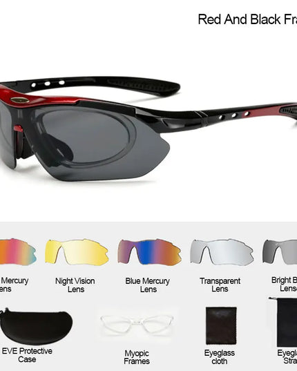 Cycling Sunglasses Sports Men Glasses Road Bicycle Glasses Mountain Bike Riding Protection Goggles Eyewear Women Sun Glasses