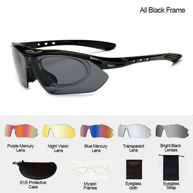 Cycling Sunglasses Sports Men Glasses Road Bicycle Glasses Mountain Bike Riding Protection Goggles Eyewear Women Sun Glasses