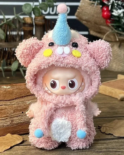 For Labubu 4.0 The Monsters Pin for Love Series Spring in the Wild Dinosaur Plush Set For Labubu V4 Doll Accessories