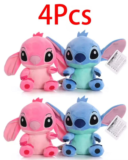 12cm 20cm 25cm Stitch Stuffed Plush Models Cartoon Stuffed Plush Dolls Anime Plush Baby Toys Kawaii Kids Birthday Gift