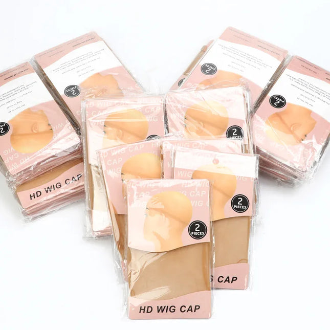 HD Wig Cap Weave Caps 6Pcs Skin Tone Bald Cap Hairnet Skin Tone Realistic Look Hd Scalp Wig Cap For Wigs Bundles Installation