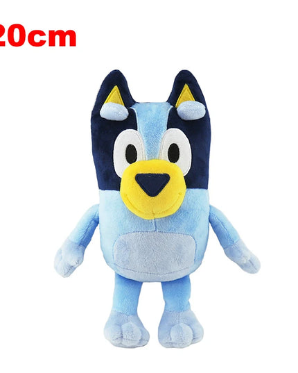 20/30CM Bluey And Bingo Plush Dolls Shining Star Eye Bluey Bingo Anime Plush Stuffed Toys Birthday Christmas Gift For Children