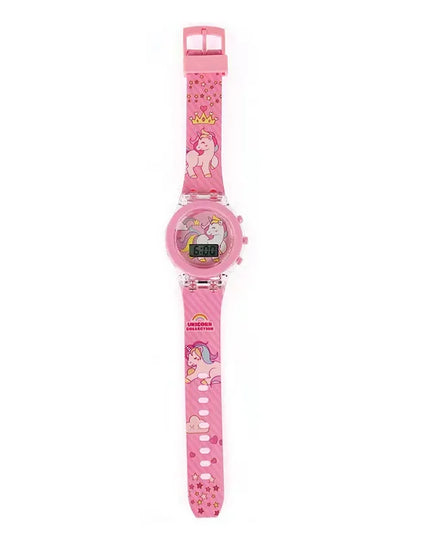 Flash Light Frozen Mickey Kids Watches For Girls Cartoon Spiderman Children Watch Boys School Student Digitel Clock Gifts