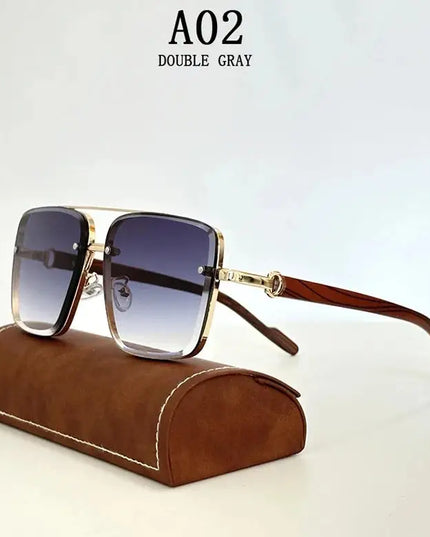 2023 Sunglasses For Men Square Sunglasses Women Trendy Luxe Vintage Fashion Glasses Retro Steampunk Shades Gafas De Sol Hombre