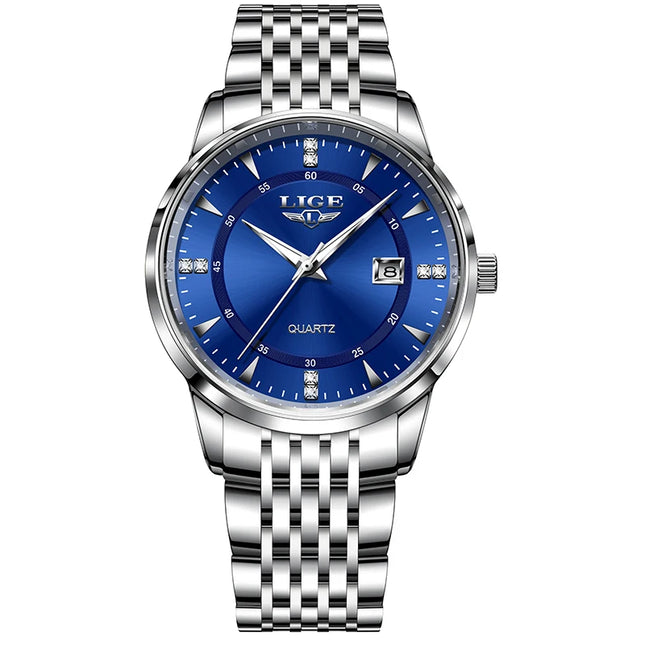 LIGE New Waterproof Watches Women Fashion Women's Bracelet Watch Top Brand Luxury Date Quartz Watch for Women Relogio Feminino