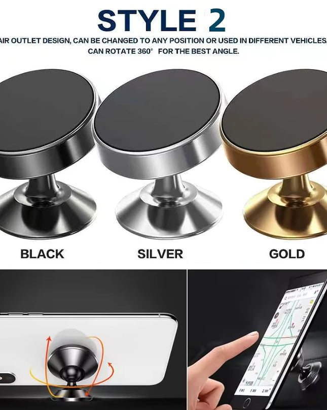 Magnetic Car Phone Holder Universal Car Phone Stand for iPhone Xiaomi Huawei Samsung Dashboard Wall Mounted Car Magnet Sticker