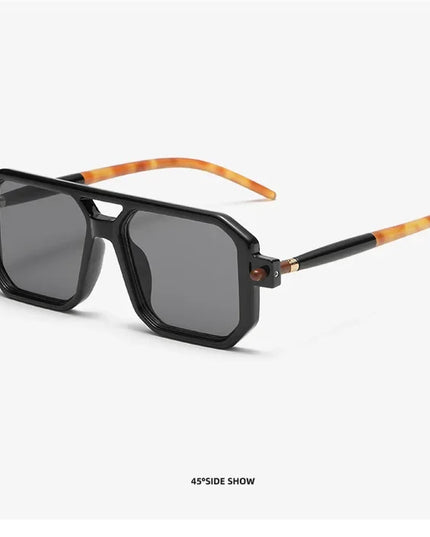 Square Sunglasses For Men Women Blue Light Blocking Shades UV400 Sun Glasses Luxury Thick Frame Eyeglasses Driving Eyewear
