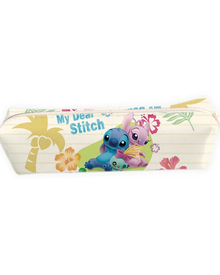 Disney Stitch Anime Pencil Case Stitch Print Pen Bag  Cartoon Students Storage Bag Stationery kids Toy Student Christmars Gift