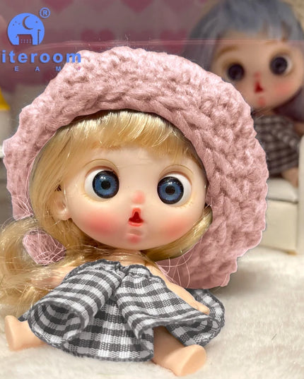 Small Dolls Mini Toys For Girls Gift Present House Accessories DIY Doll Furniture Set Bathroom Kitchen Living Room Bakery