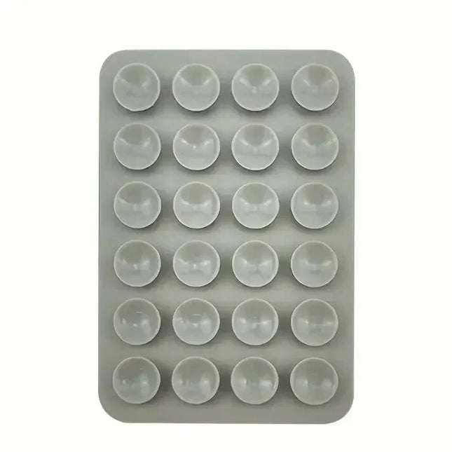 Phone Silicone Suction Cup Holder Multifunctional Suction Cup Wall Stand Square Anti-Slip Single-Sided Case Mount Back Sticker