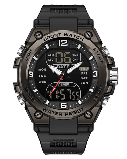 Fashionable and trendy men's sports and leisure watches, multifunctional electronic watches for teenagers and students