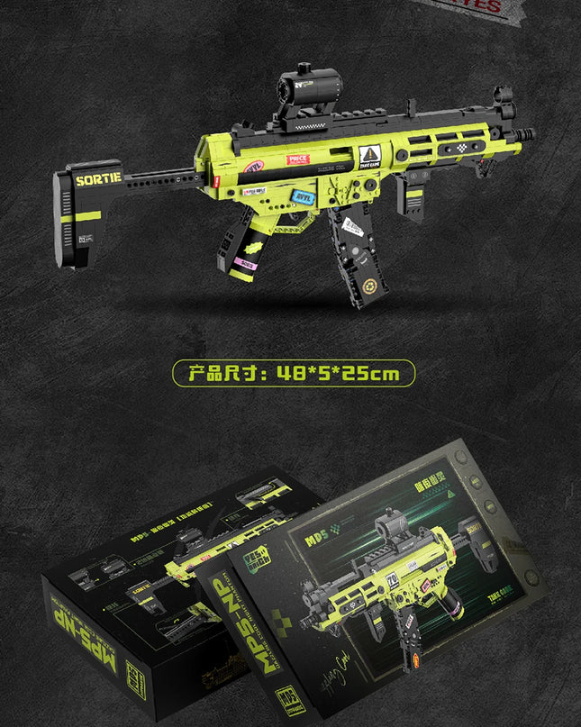 Cool Toy Guns Building Blocks Models Gun Military Weapon Simulated Shooting Plastic Mini Bricks Assembly Toys Boys Gifts