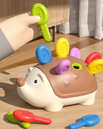 Montessori Hedgehog Toys Baby Concentration Training Education Toys Fine Motor Sensory Educational Toy for Kids Birthday Gifts