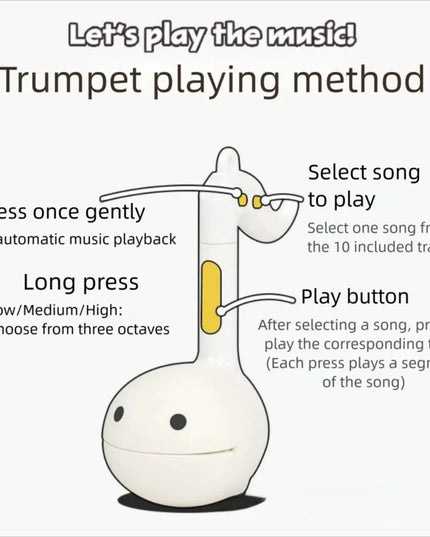 Electronic Music Toys - Creative Sound-producing Electronic Toys, Soothing And Relaxing Musical Instruments Cute Musical Notes