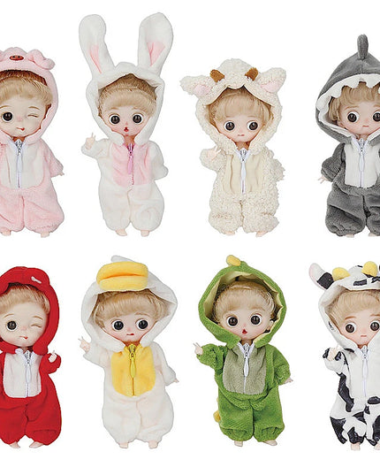 Small Dolls Mini Toys For Girls Gift Present House Accessories DIY Doll Furniture Set Bathroom Kitchen Living Room Bakery