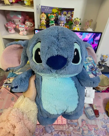 Stitch Angel Lotso peluche a mano bottiglia calda bottiglie di acqua calda inverno portatile borsa a mano calda