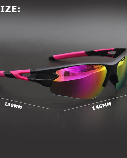 Sports Sunglasses for Men & Women – Semi-Rimless UV400 Protection for Baseball, Running, Fishing, Golf & Driving