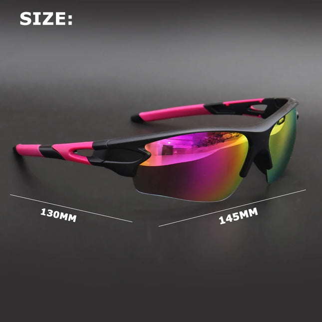 Sports Sunglasses for Men & Women – Semi-Rimless UV400 Protection for Baseball, Running, Fishing, Golf & Driving