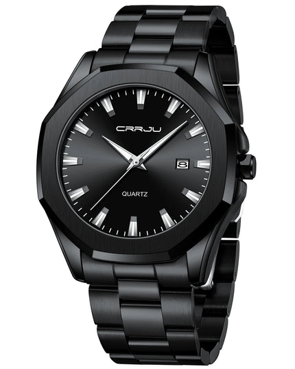 Watches for Men Classic with Date Business Dress Luxury Waterproof Luminous Mens Wrist Watch Analog Stainless Steel Men Watch