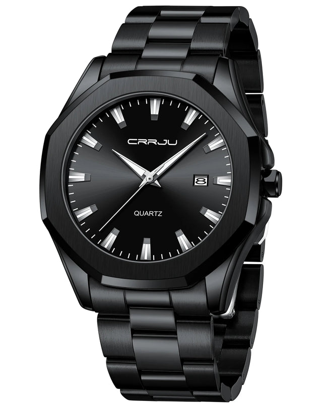 Watches for Men Classic with Date Business Dress Luxury Waterproof Luminous Mens Wrist Watch Analog Stainless Steel Men Watch