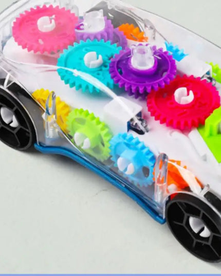 Baby toys Toddler Police Car Electric Vehicle Toy Auto Driving Transparent Gears Music Lights Cars Toys for Kids Boys