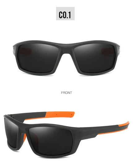 New Sunglasses for Men Sport Polarized Square Frame Camouflage Sun Glasses Driving Fishing Cycling Skiing Sun Eyewear UV400