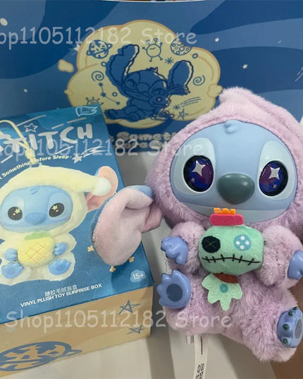 NEW Stitch Eat Something Before Sleep Series Blind Box Plush Dolls Pendant Cute Doll Ornament Mystery Box Surprise Toys Gifts