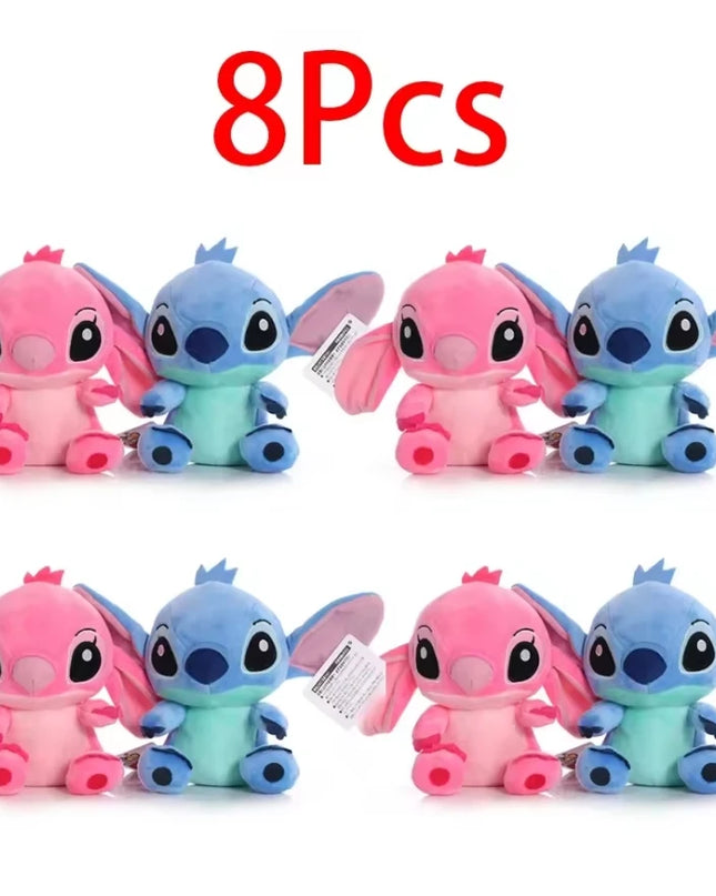 12cm 20cm 25cm Stitch Stuffed Plush Models Cartoon Stuffed Plush Dolls Anime Plush Baby Toys Kawaii Kids Birthday Gift